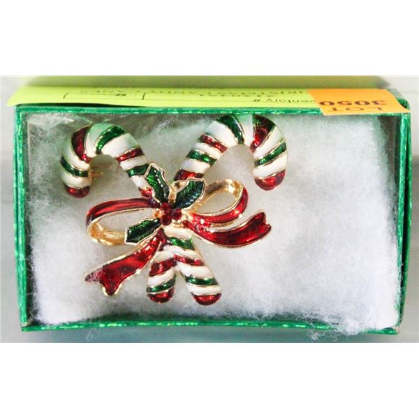 NEW CHRISTMAS CANDY CANES 1.5”X1.4”