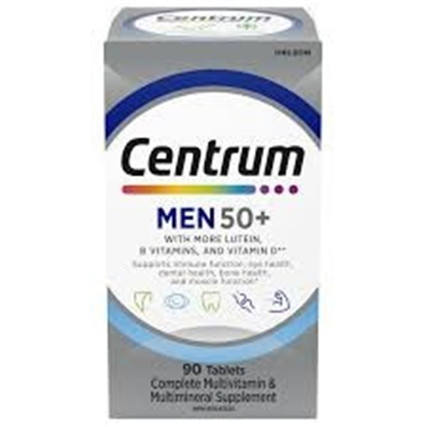 NEW 90 TABS CENTRUM MEN 50+ MULTIVITAMIN