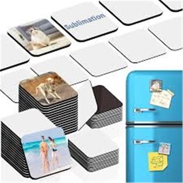 NEW 50PC SUBLIMATION DECORATIVE MAGNETS