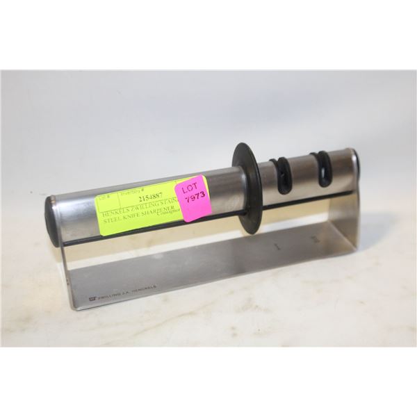 HENKELS ZWILLING STAINLESS STEEL KNIFE SHARPENER