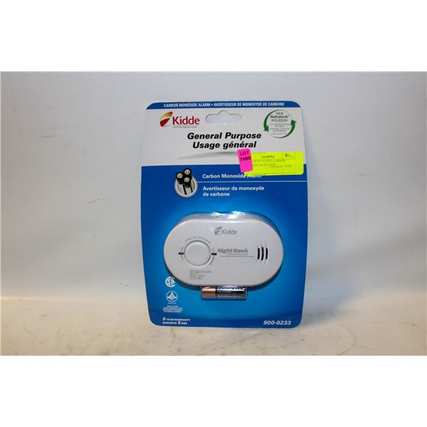 KIDDE NIGHT HAWK CARBON MONOXIDE DETECTOR