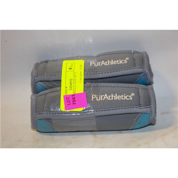 1LB DUMBBELLS- LOT OF 2