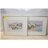 Image 1 : FRAMED ART PRINTS- JULIO AMARO- SET OF 2
