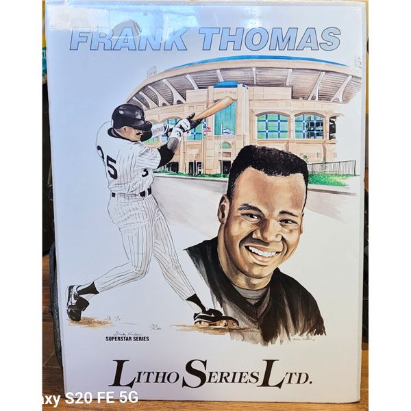 35)  NUMBERED AND SIGNED BASEBALL PLAYER