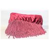 Image 1 : VELVET TASSELED THROW BLANKET- 48" X 32"
