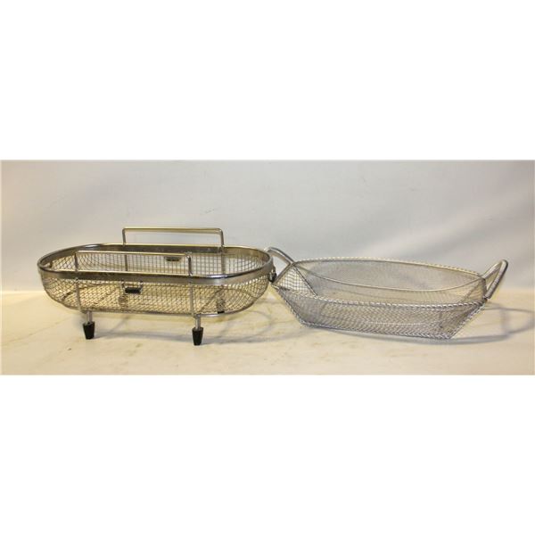 MESH METAL KITCHEN BASKET ORGANIZERS (2)