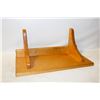 Image 1 : WOOD WALL SHELF- 18" X 8" X 9"