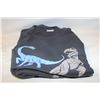 Image 1 : NEW PEKKLE SIZE 6 GREY DINOSAUR SHIRT
