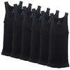 Image 1 : NEW 6PK HANES XL BLACK TANK TOPS