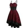 Image 1 : NEW FEOYA WOMENS RETRO RED HALLOWEEN PARTY COSTUME