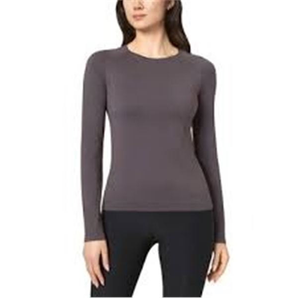 NEW MONDETTA MEDIUM WOMENS GREY SHIRT