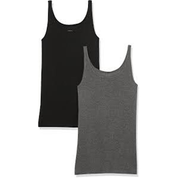 NEW 2PK AMAZON ESSENTIALS SMALL WOMENS TANKS