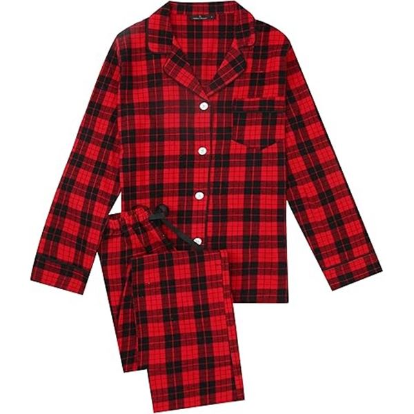 NEW MYSTC FLANNEL PJ SET MEDIUM