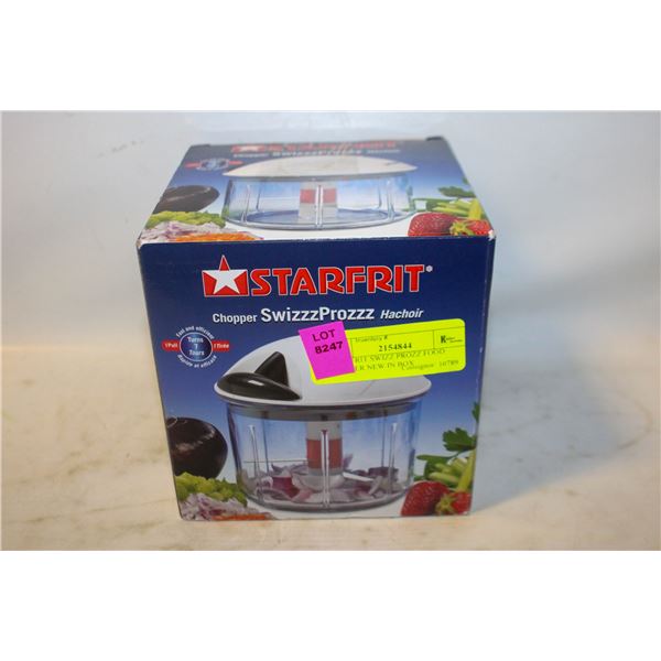 STAR FRIT SWIZZ PROZZ FOOD CHOPPER NEW IN BOX