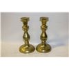 Image 1 : BRASS CANDLE STICKS- 8"