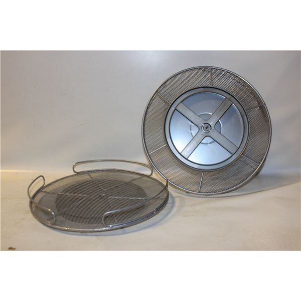METAL LAZY SUSAN 12' TRAYS