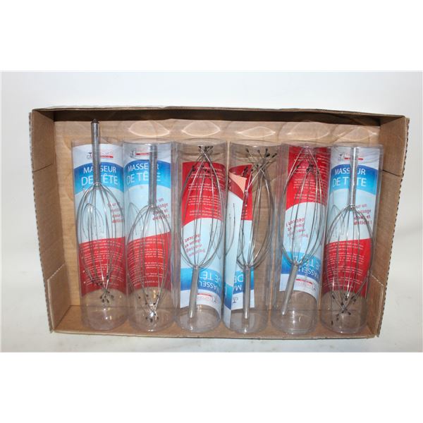 6 WIRE SCALP MASSAGERS