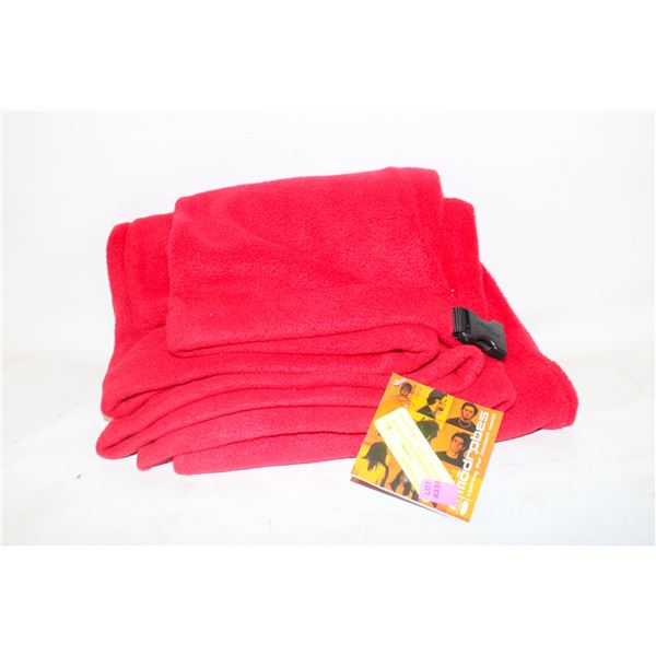 NEW MODROBES FLEECE BAGGY PANTS RED SZ M