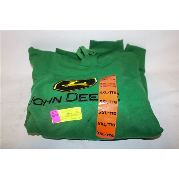 NEW JOHN DEERE HOODY WITH TAGS SIZE 2XL