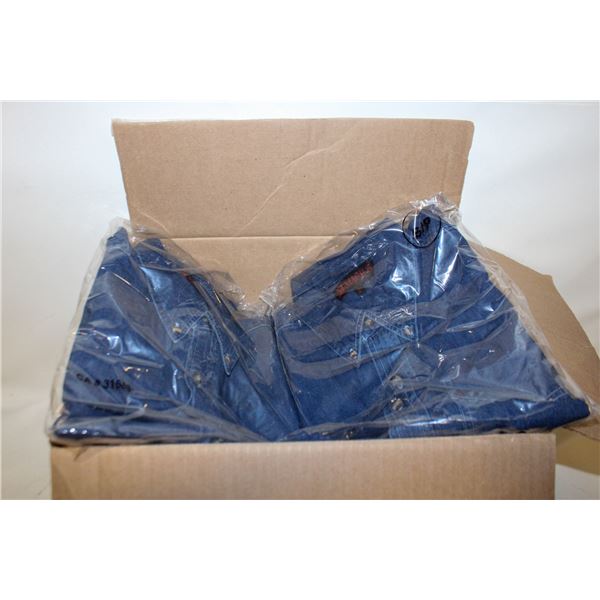 NEW MEN'S SHIRTS CASE OF 9 DENIM SIZE S