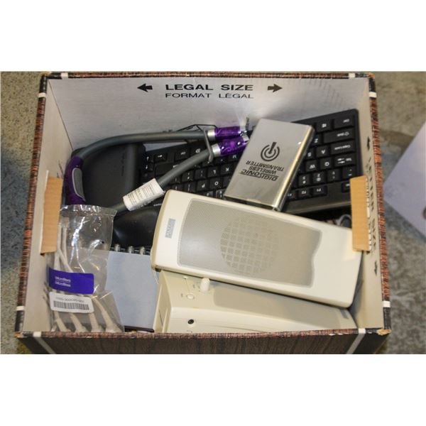 ELECTRONICS - BOX LOT ASSORTED