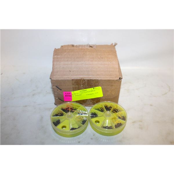 CASE OF 12 x 368 COATED SPLIT SHOT SINKERS