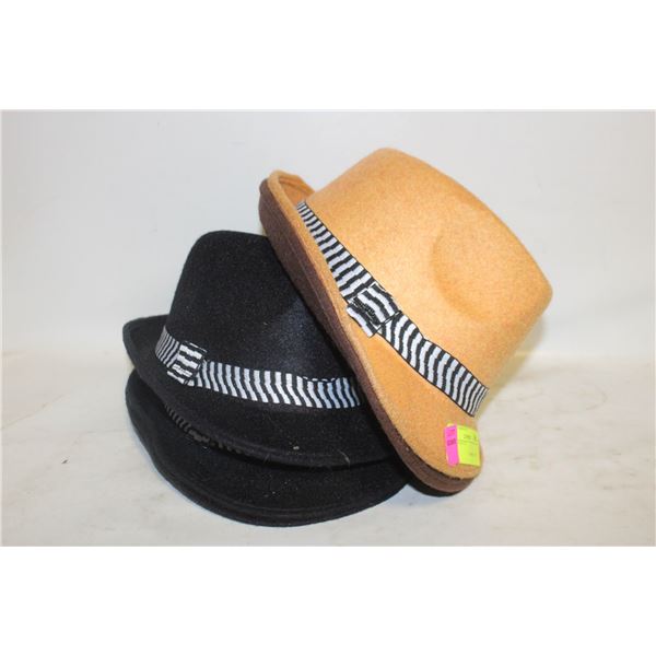 5 FEDORA HATS