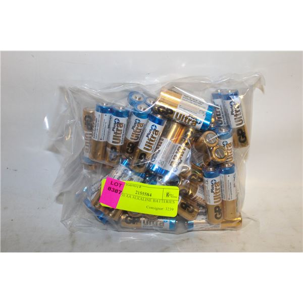 25x2 =50 AA ALKALINE BATTERIES