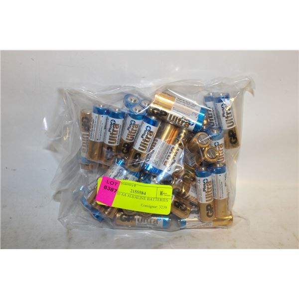 25x2 =50 AA ALKALINE BATTERIES