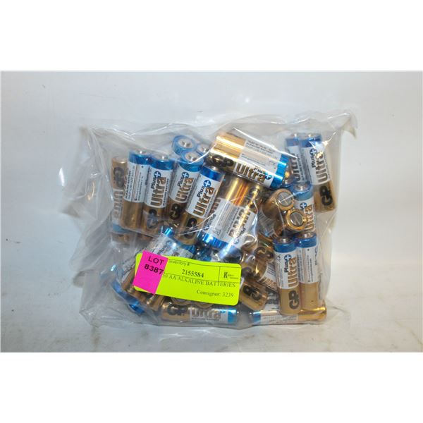 25x2 =50 AA ALKALINE BATTERIES