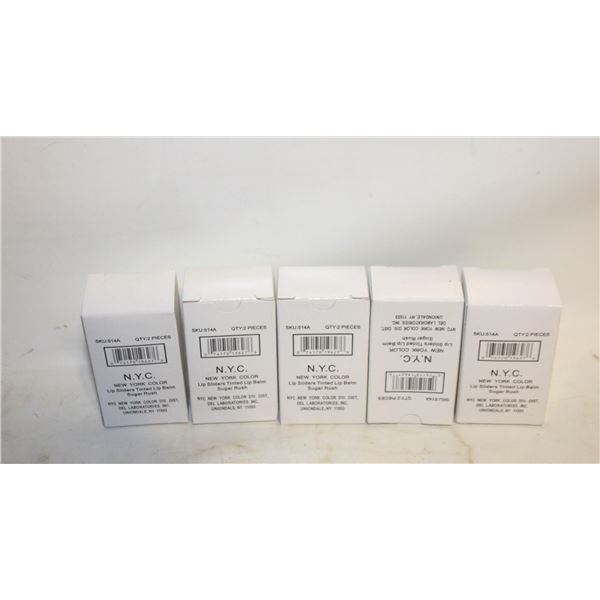 10 N.Y.C NEW YORK COLOR LIP SLIDERS