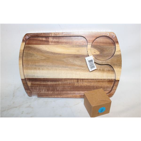 WOODEN ROLLING TRY AND GRINDER