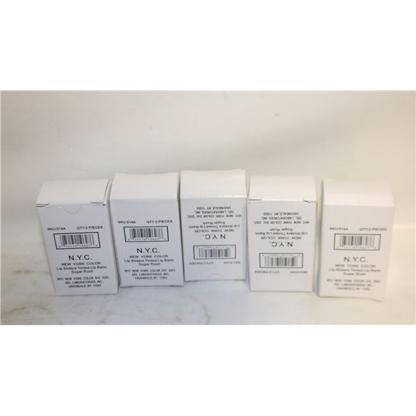 10 N.Y.C NEW YORK COLOR LIP SLIDERS