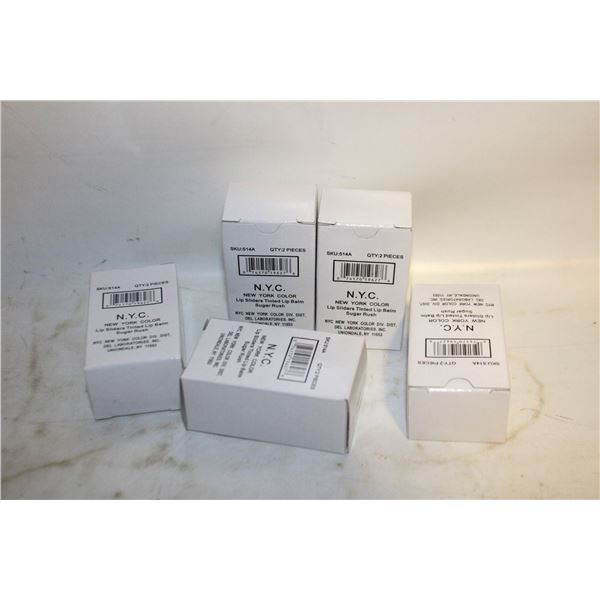 10 N.Y.C NEW YORK COLOR LIP SLIDERS