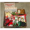 Image 1 : VINTAGE CHRISTMAS ITEMS- BOX LOT ASSORTED