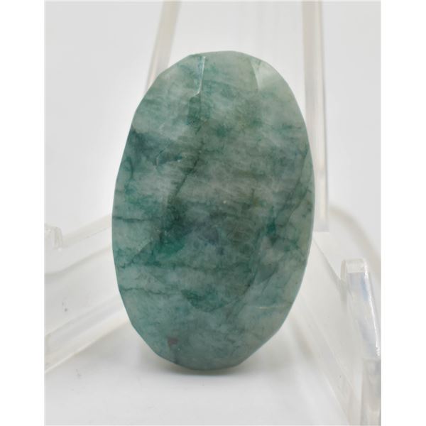 #41-NATURAL GREEN EMERALD GEMSTONE 94.05 CT