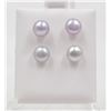 Image 1 : #172-NATURAL AKOYA PEARL STUD EARRING 2PAIR