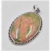 Image 2 : #243-NATURAL UNAKITE & PRENITE   PENDANT