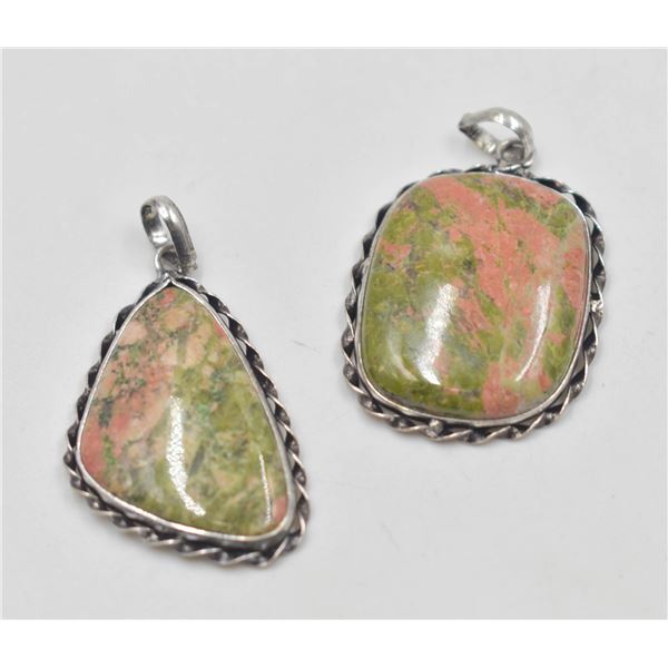 #241-NATURAL UNAKITE PENDANT