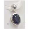 Image 1 : #205-NATURAL BLUE SAPPHIRE PENDANT