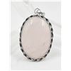 Image 3 : #245-NATURAL LABRADORITE STONE & ROSE QZ PENDANT