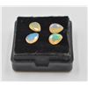 Image 1 : #257-NATURAL RAINBOW OPAL GEMSTONES