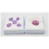 Image 1 : #143- NATURAL RED RUBY 14.90CT /AMETHYST 9.95 CT