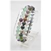 Image 1 : #105-NATURAL INDIAN AGATE &MULTI-COLOUR  FLOURITE
