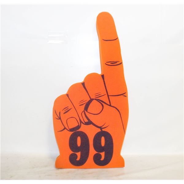 VINTAGE OILERS "GRETZKY #99" FOAM FINGER