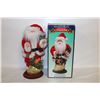 Image 1 : VINTAGE ANIMATED DANCING SANTA IN BOX