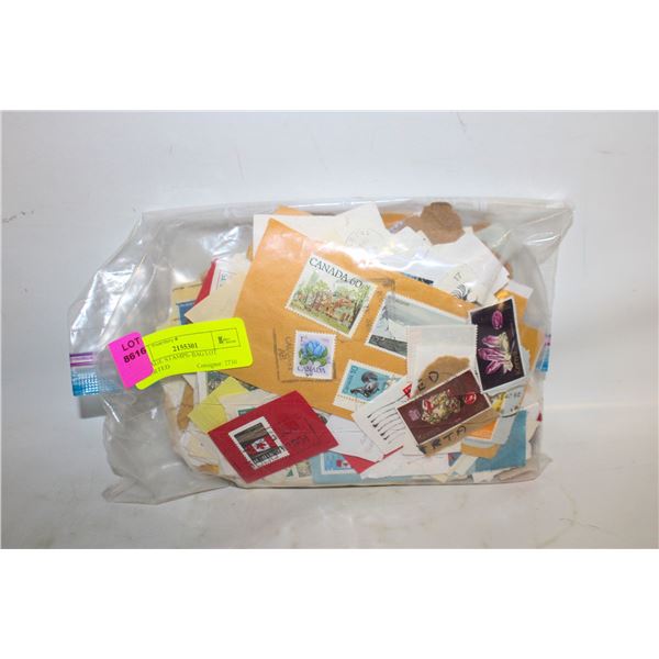 VINTAGE STAMPS- BAG LOT ASSORTED