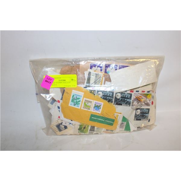 VINTAGE STAMPS- BAG LOT ASSORTED