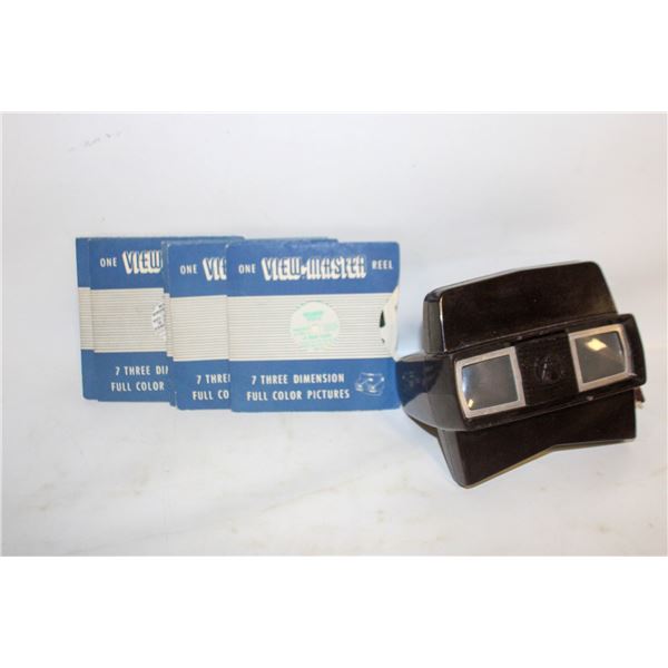 VINTAGE VIEWMASTER WITH FILM REELS