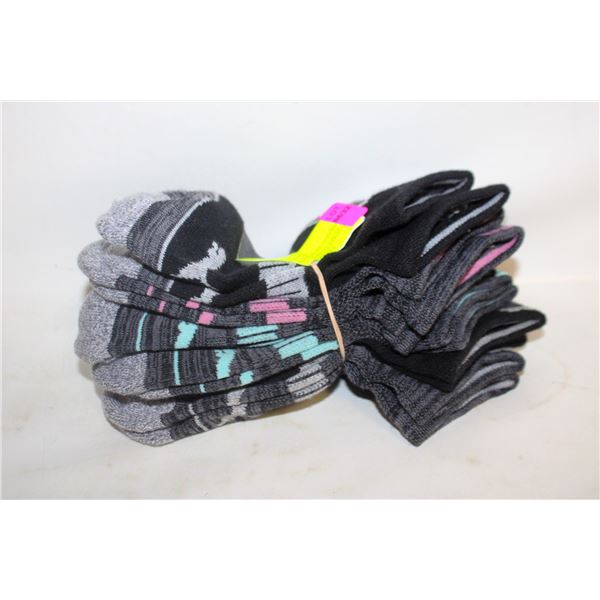 LADIES PUMA LOW CUT SOCKS- 6 PAIRS- BRAND NEW